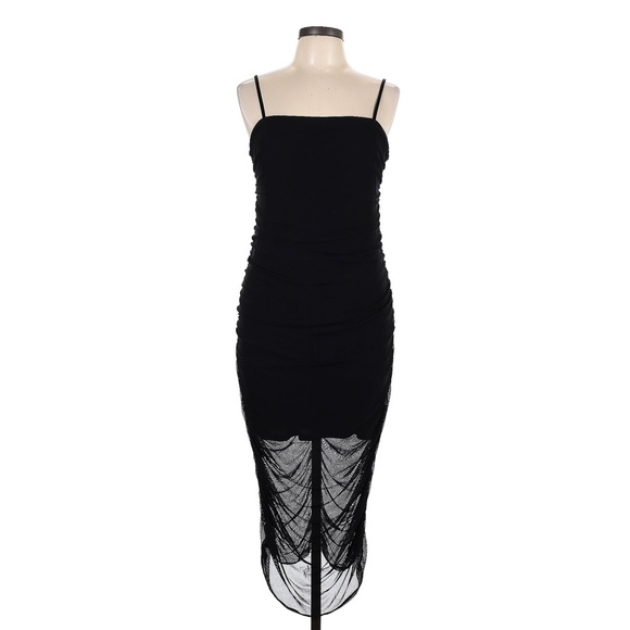 Women's Sleeveless Ruched Mesh Dress - Wild Fable - Picture 3 of 3